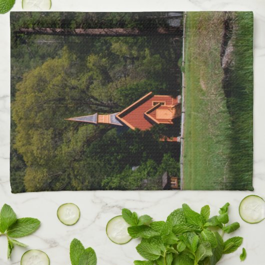 Chapel in Yosemite Theedoek (Gevouwen)