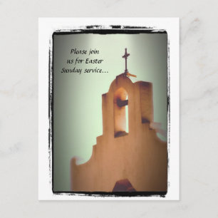 Chapel met Cross Church Uitnodiging tot paaszondag