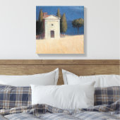 Chapel near Pienza II 2012 Canvas Afdruk (Insitu (Slaapkamer))