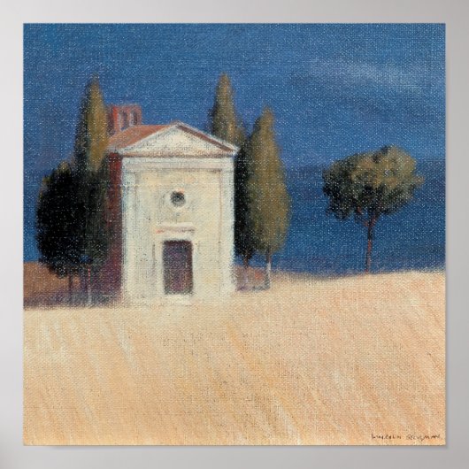 Chapel near Pienza II 2012 Poster (Voorkant)
