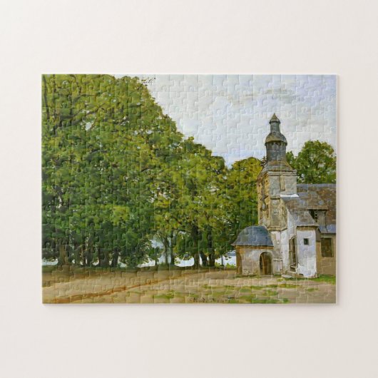 Chapel Notre-Dame-de-Grâce Honfleur Monet Fine Art Legpuzzel (Horizontaal)