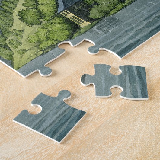 Chapel of William Tell van 'Customs of the Vario' Legpuzzel (Zijkant)