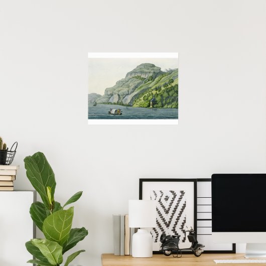 Chapel of William Tell van 'Customs of the Vario' Poster (Thuiskantoor)