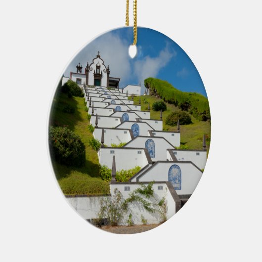 Chapel op de Azoren Keramisch Ornament (Rechts)