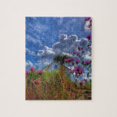 Chapel op de puzzel van de heuvel legpuzzel (Verticaal)