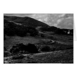 Chapel op de weg naar de Sun Monochrome kaart