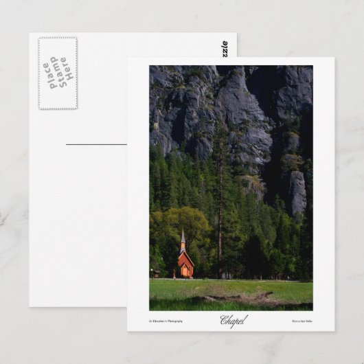 Chapel Print Briefkaart (Voorkant / Achterkant)