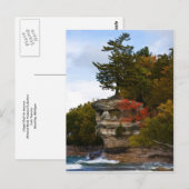 Chapel Rock in het najaar Briefkaart (Voorkant / Achterkant)