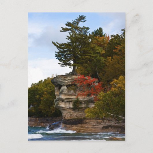 Chapel Rock in het najaar Briefkaart (Voorkant)