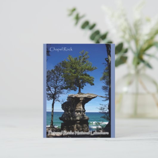 Chapel Rock-kaart Briefkaart (Staand voorkant)