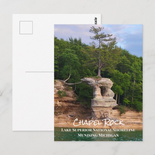 Chapel Rock Lake Superior National Shoreline Briefkaart (Voorkant / Achterkant)