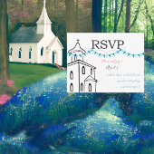 Chapel RSVP-formaat voor RSVP-enveloppen RSVP Kaartje