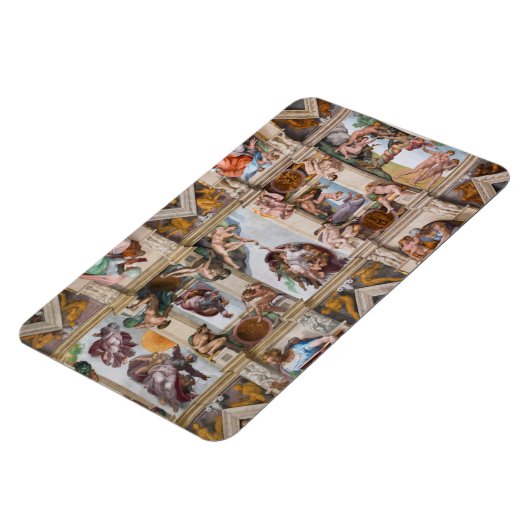 chapel sistine dak magneet (Linkerzijde)