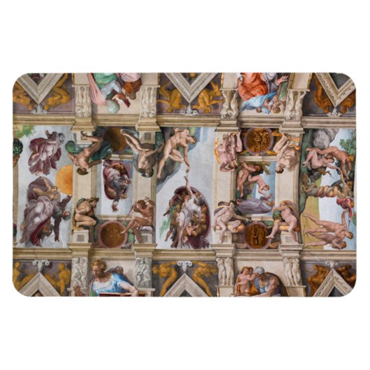 chapel sistine dak magneet (Horizontaal)