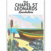 chapel st leonards, Lincolnshire poster. Sticker (Voorkant)