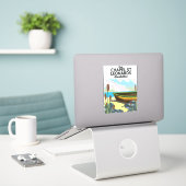 chapel st leonards, Lincolnshire poster. Sticker (Laptop op bureau)