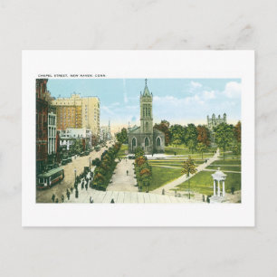 Chapel Street, New Haven, Connecticut Briefkaart