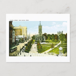 Chapel Street, New Haven, Connecticut Feestdagenkaart