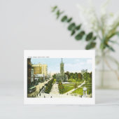 Chapel Street, New Haven, Connecticut Feestdagenkaart (Staand voorkant)