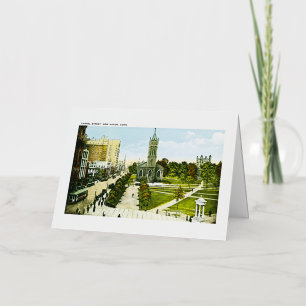 Chapel Street, New Haven, Connecticut Folie Wenskaart