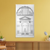 Chapel van de Pieta in St. Peter's Canvas Afdruk (Insitu (Woonkamer))