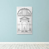 Chapel van de Pieta in St. Peter's Canvas Afdruk (Insitu (Houten vloer))