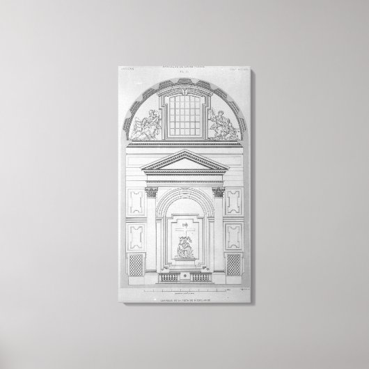 Chapel van de Pieta in St. Peter's Canvas Afdruk (Voorkant)