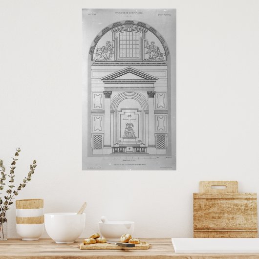 Chapel van de Pieta in St. Peter's Poster (Keuken)