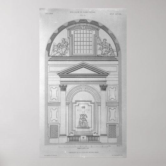 Chapel van de Pieta in St. Peter's Poster (Voorkant)