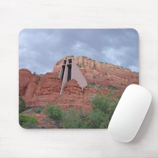 Chapel van het Heilige Kruis in Sedona, AZ Muismat (Met muis)