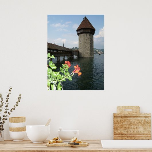 Chapelbrug Poster (Keuken)