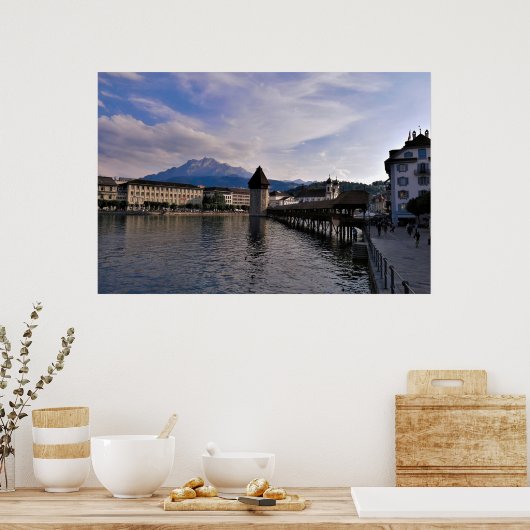 Chapelbrug Poster (Keuken)