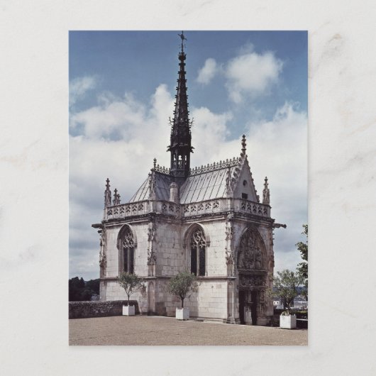 Chapelle Saint-Hubert van de Amboise Chateau Briefkaart (Voorkant)