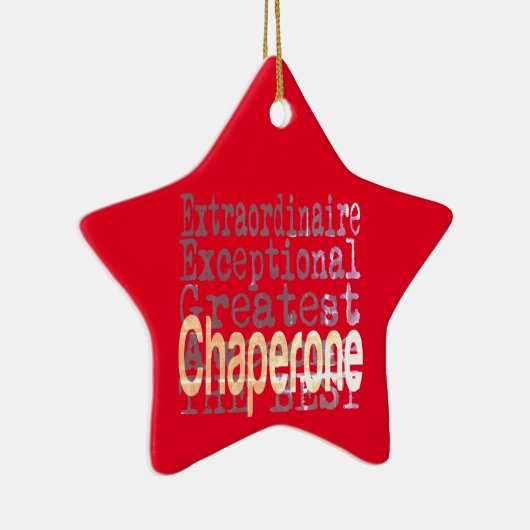 Chaperone Extraordinaire Keramisch Ornament (Rechts)