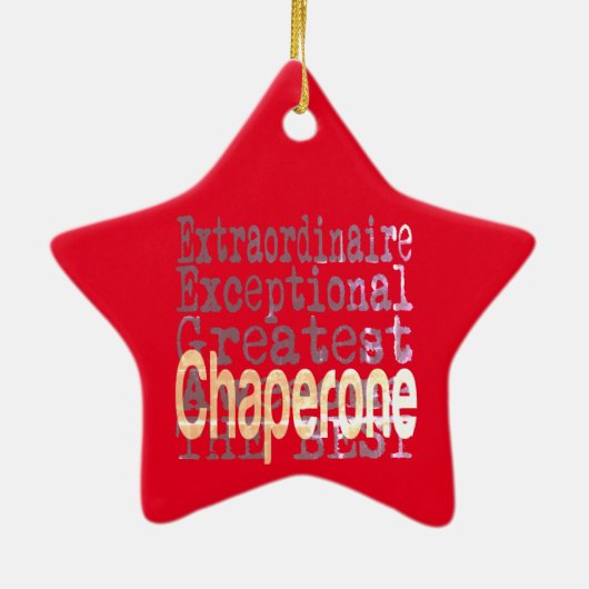 Chaperone Extraordinaire Keramisch Ornament (Achterkant)