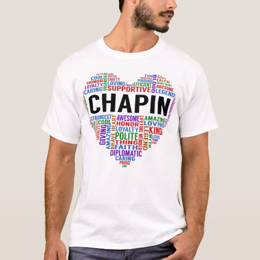 CHAPIN Legend Heart T-shirt (Voorkant)