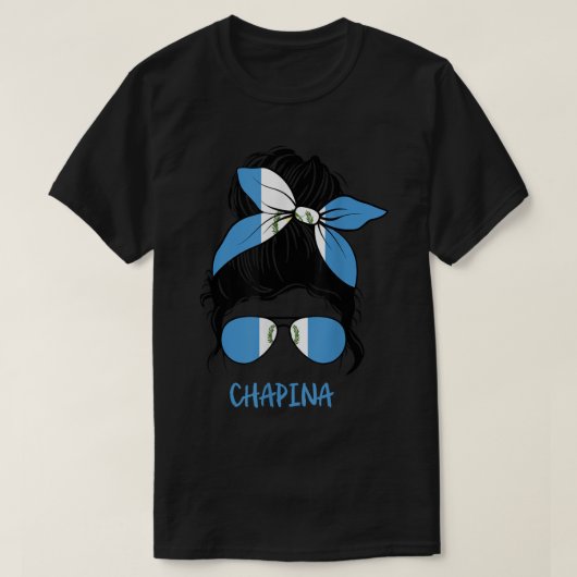 Chapina Guatemalaans meisje Chapina Guatemala T-shirt (Design voorkant)