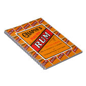 Chapins pure oude ringelabel, multiprint notitieboek (Rechterzijde)