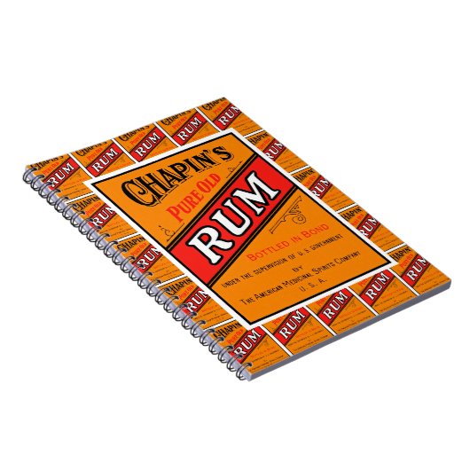 Chapins pure oude ringelabel, multiprint notitieboek (Rechterzijde)