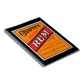 Chapins zuiver oud etiket notitieboek (Rechterzijde)