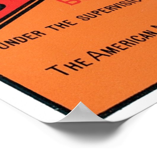 Chapins zuiver oud Rum Poster (Hoek)