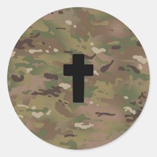 Chaplain (Christelijk) Ronde Sticker
