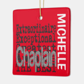 Chaplain Extraordinaire CUSTOM Keramisch Ornament (Links)