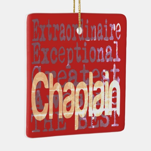 Chaplain Extraordinaire Keramisch Ornament (Rechts)