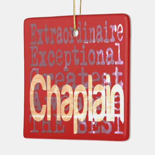 Chaplain Extraordinaire Keramisch Ornament (Links)