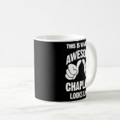 Chaplain Geweldige ziet er uit als grappig Koffiemok (Voorkant rechts)