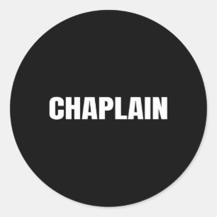 Chaplain Ronde Sticker