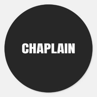 Chaplain Ronde Sticker