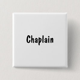 Chaplain Vierkante Button 5,1 Cm