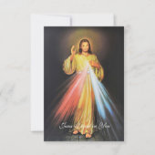 Chaplet Divine Mercy Prayer Kaart Notitiekaartje (Voorkant)